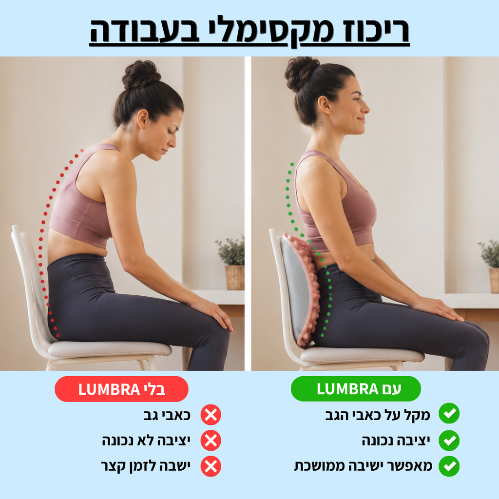 Lumbra - מכשיר מתיחה והקלה לגב התחתון